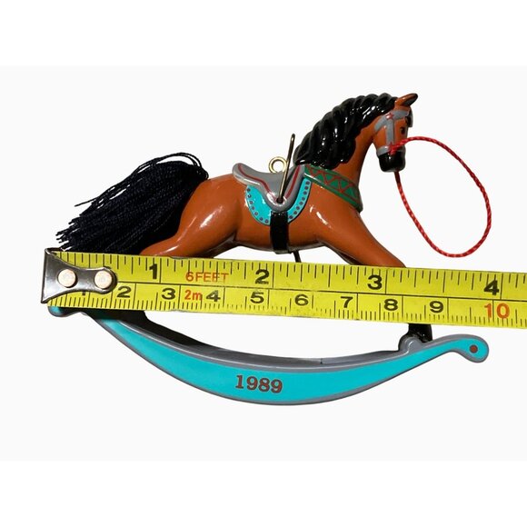 Hallmark Keepsake Ornament Rocking Horse Series 1989 Handcrafted Collectible - Picture 10 of 10